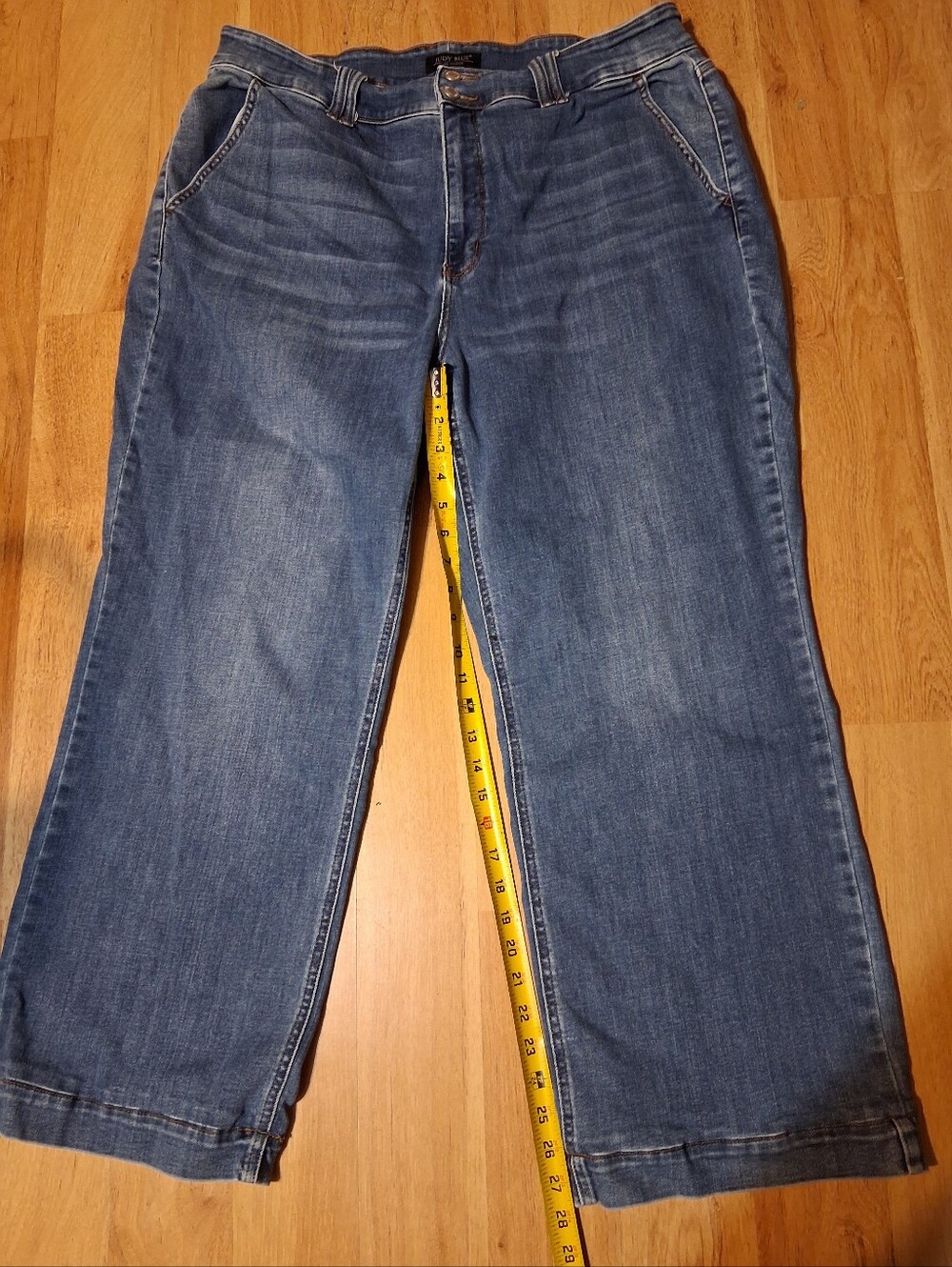 Judy Blue Medium Blue Flare Jeans - Picture 3 of 5